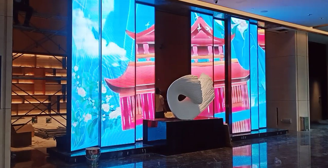 鄭州皇家酒店 P4-8貼膜屏創意科技感滿滿