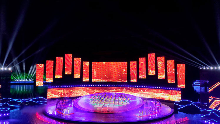 中潤光電網格屏點亮第四屆黑龍江省旅發大會，激發牡丹江振興新動力